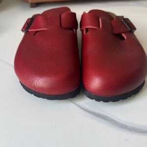 Birkenstock leather shoes